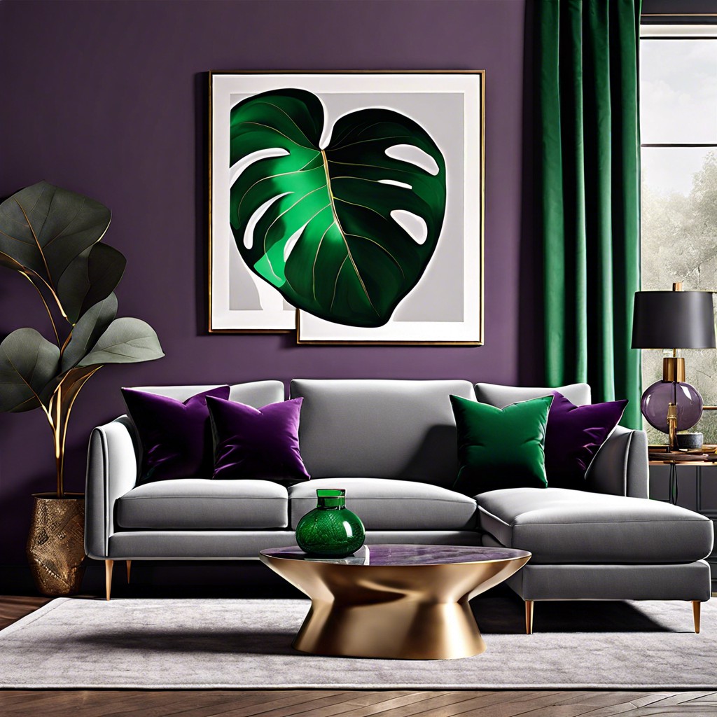 combine with deep jewel tones like emerald or amethyst for a luxurious touch
