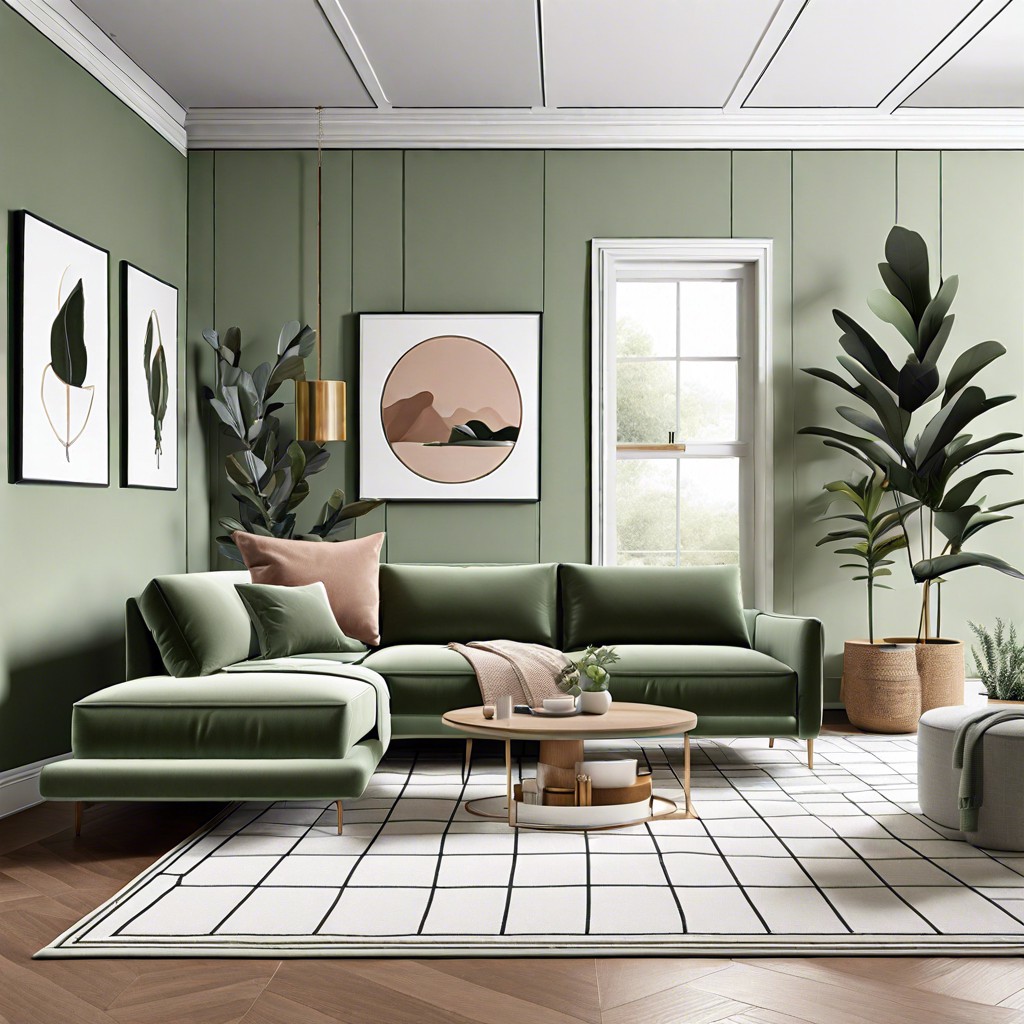 convertible sage green sofa bed
