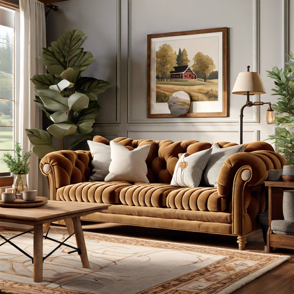 corduroy tufted upholstery