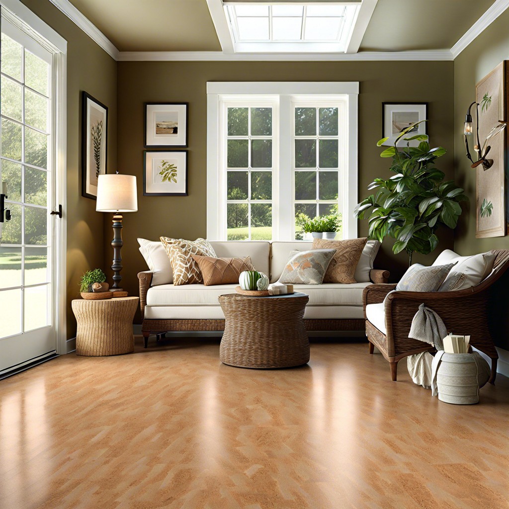 cork flooring for natural warmth