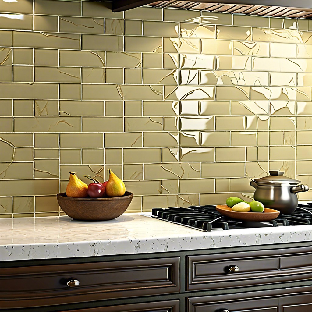 crackle finish subway tiles