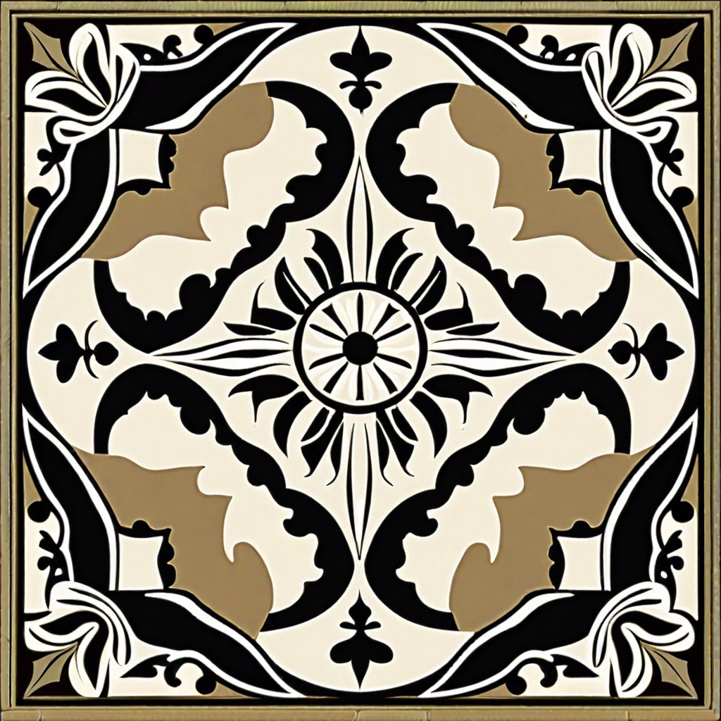 custom blended encaustic cement tiles