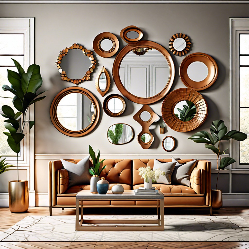 decorative mirror array