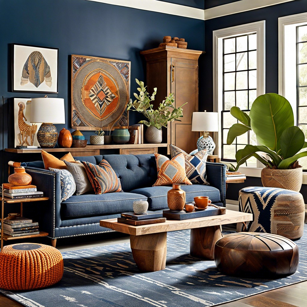 eclectic mix match the couch with diverse colors patterns and textures for a unique look