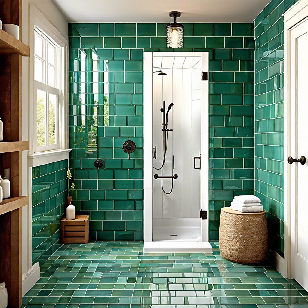 eco friendly recycled glass subway tiles