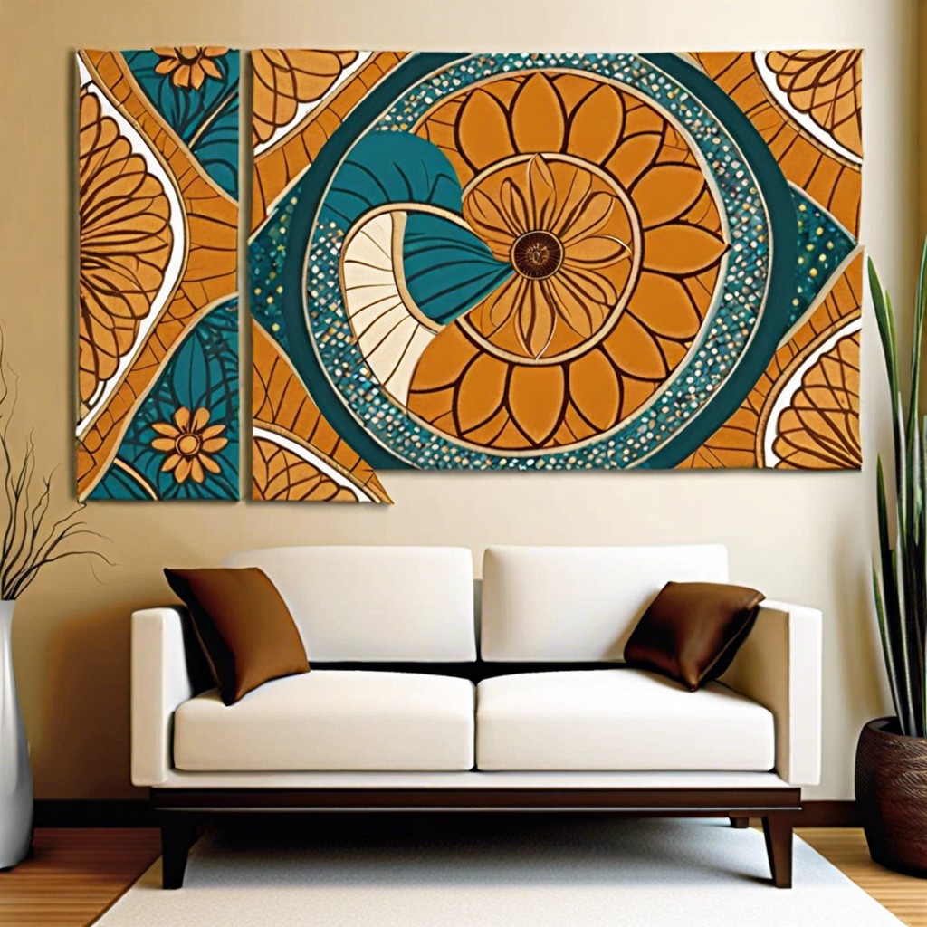 fabric panel wall art