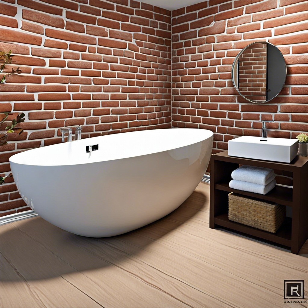 faux brick panels