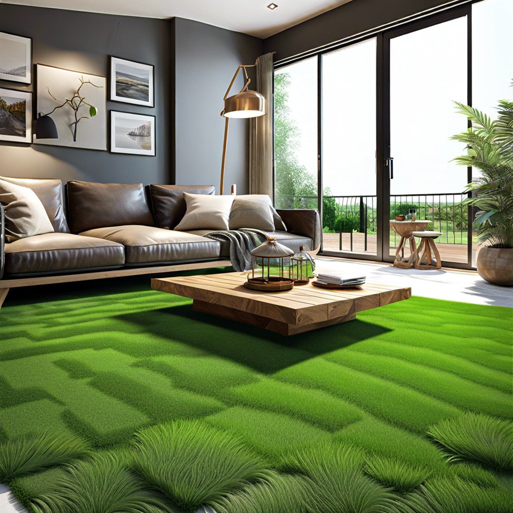 faux turf tiles