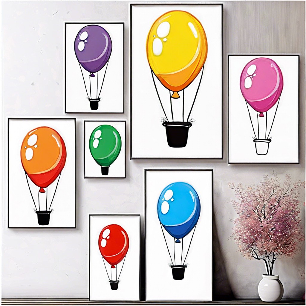 fingerprint balloon canvas