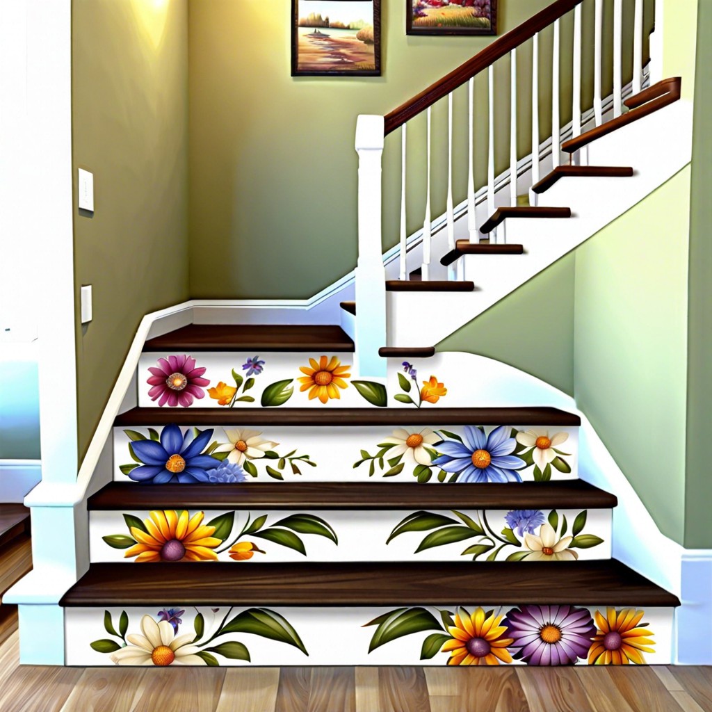 floral accent tiles