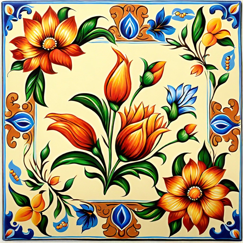 floral motifs