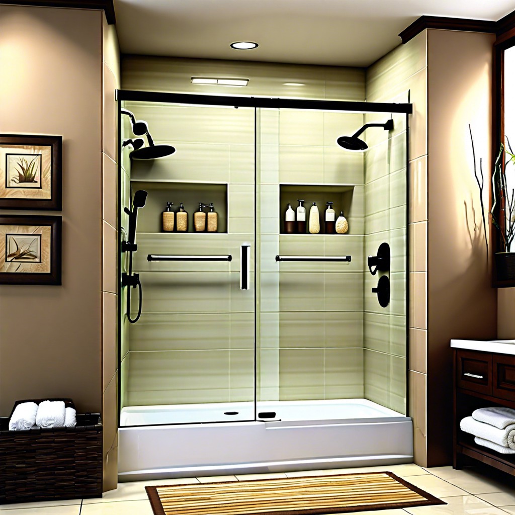 frameless glass shower doors