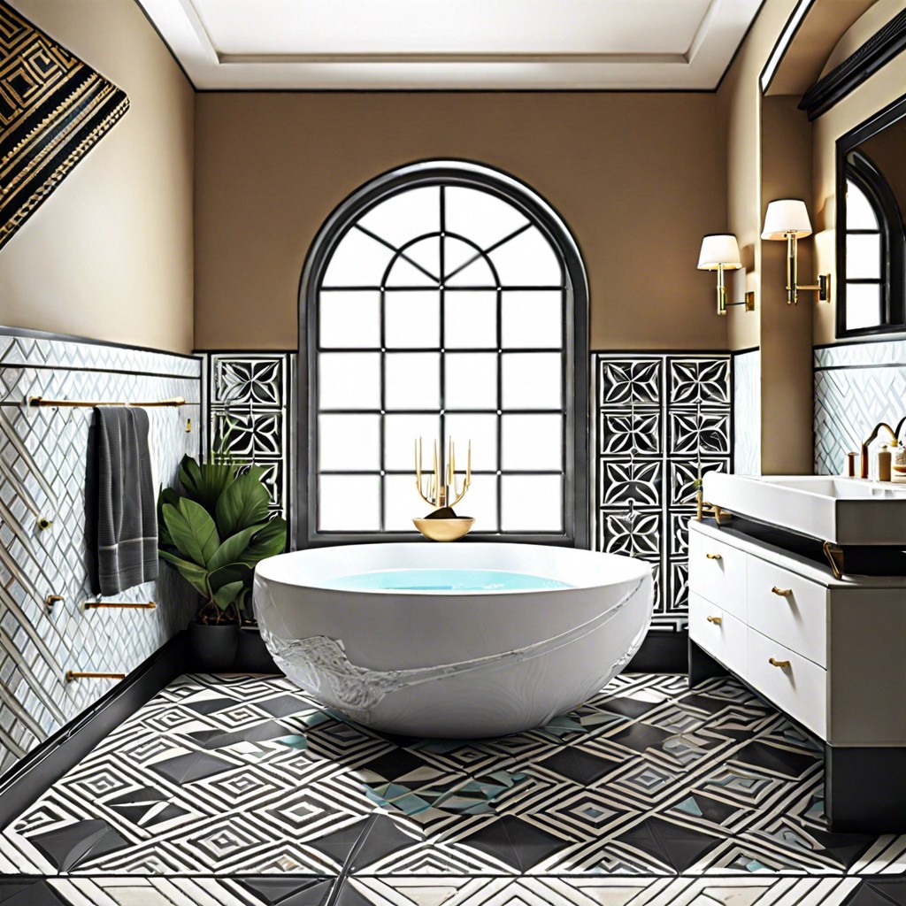 geometric pattern tiles