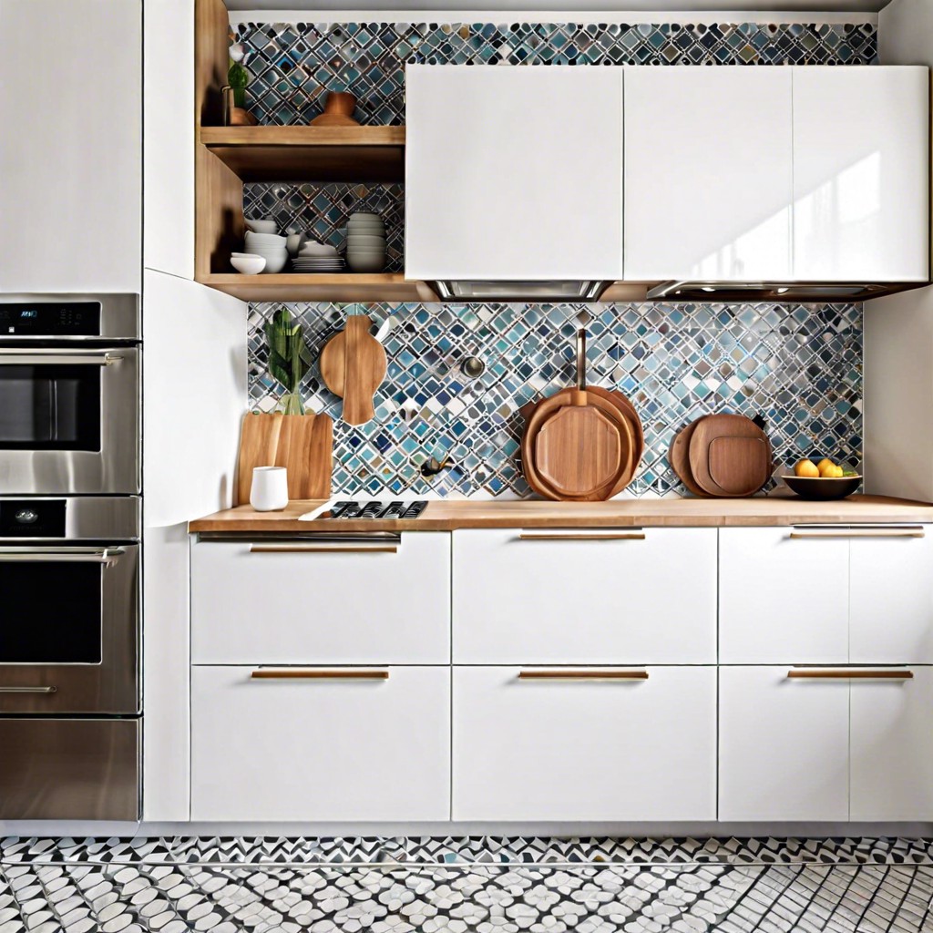 geometric patterned tiles