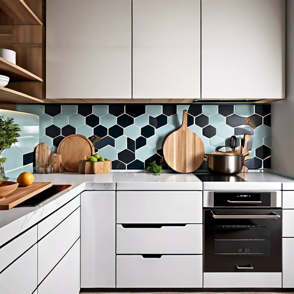 geometric shaped tiles