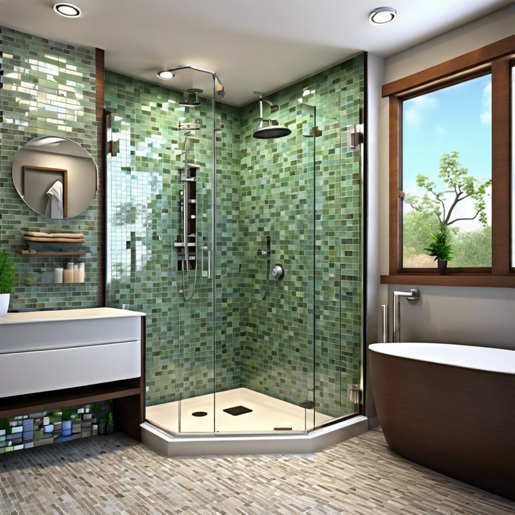 glass mosaic feature strip