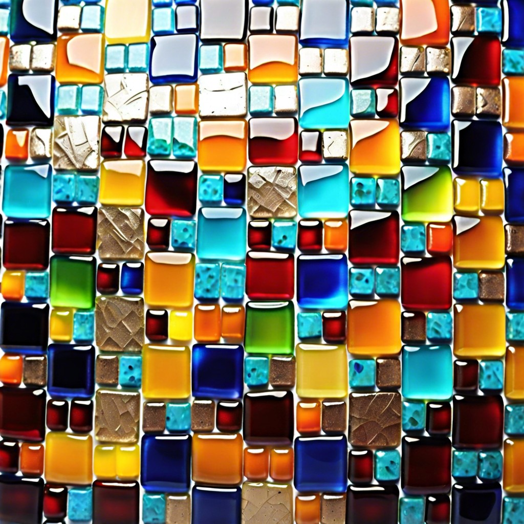 glass mosaic tiles