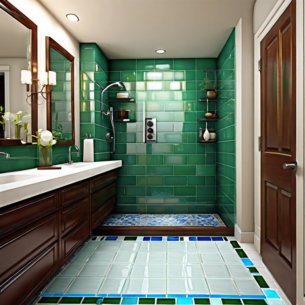 glass tile accent line