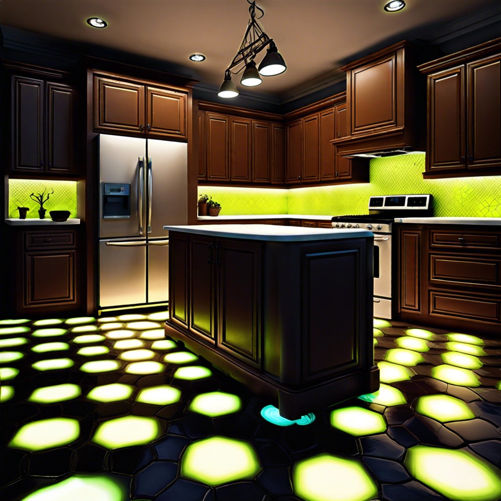 glow in the dark tiles for bathrooms or pools