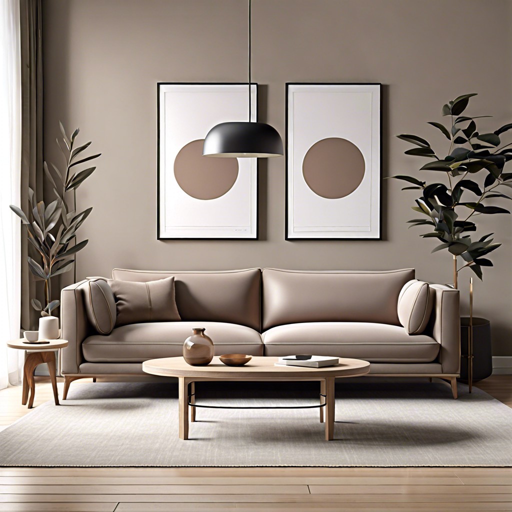 go for a minimalist look with clean lines and sparse decor