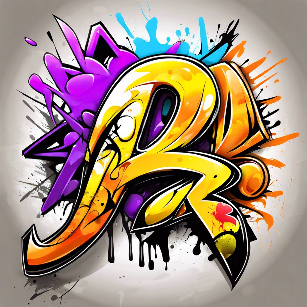 graffiti style alphabets