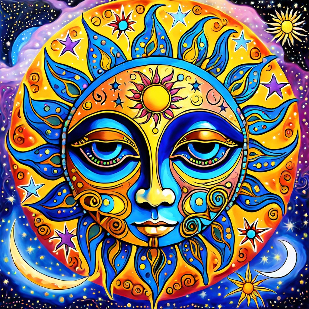 groovy sun and moon