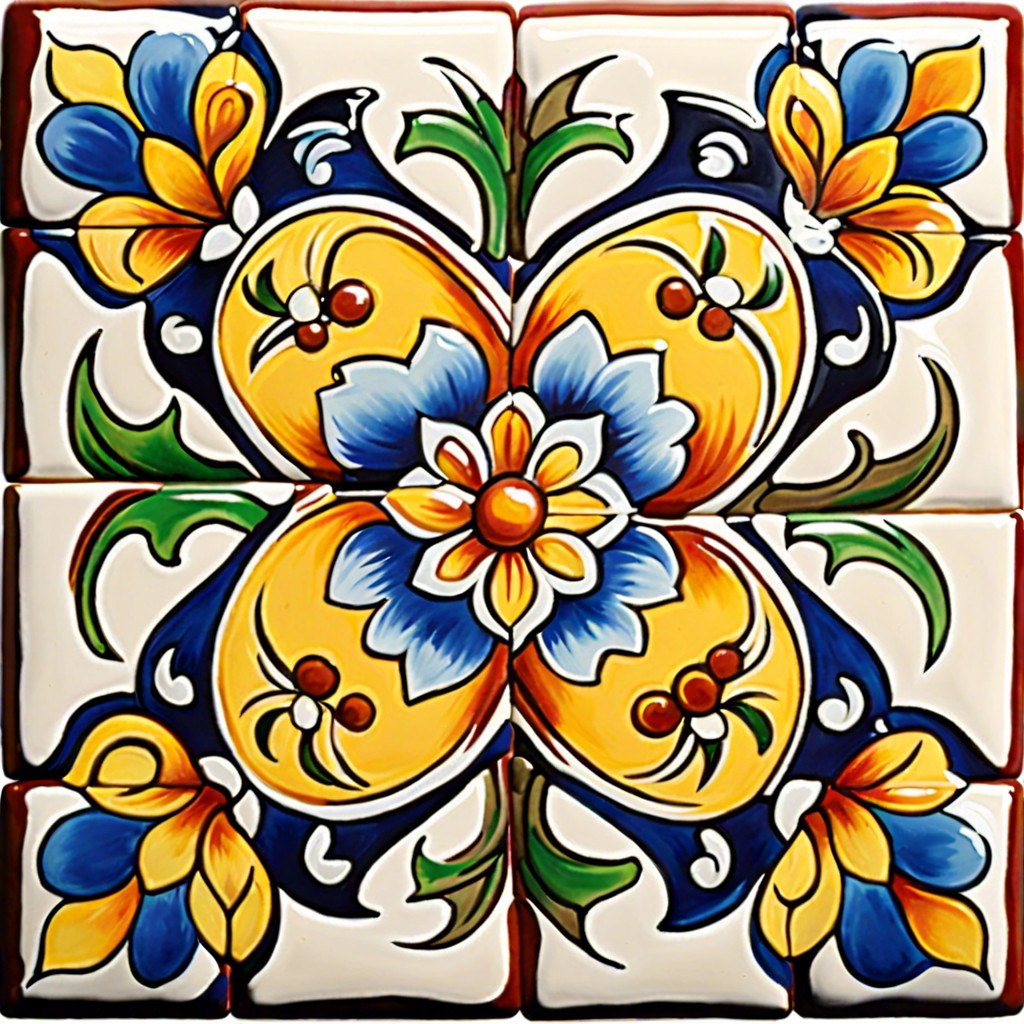 hand painted spanish tiles