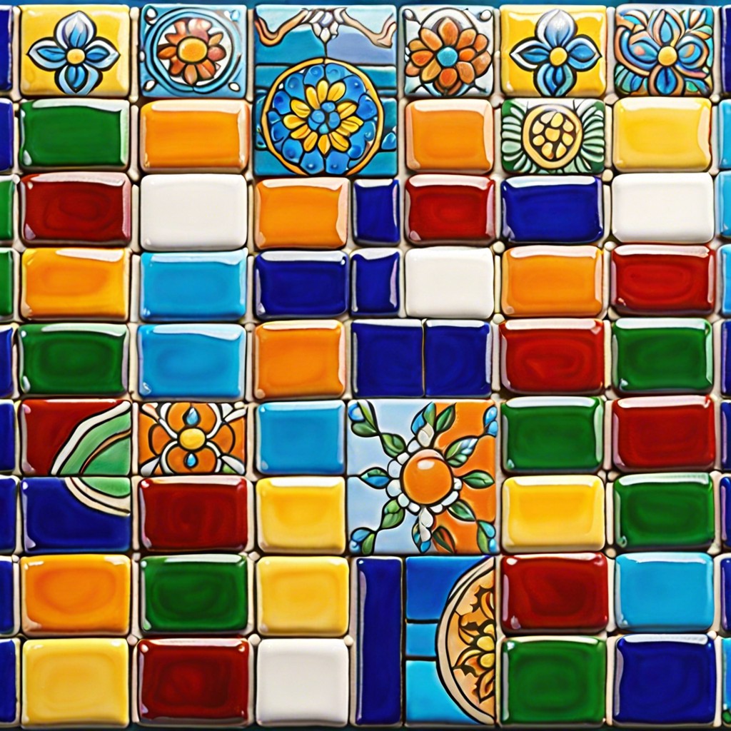 hand painted tiles