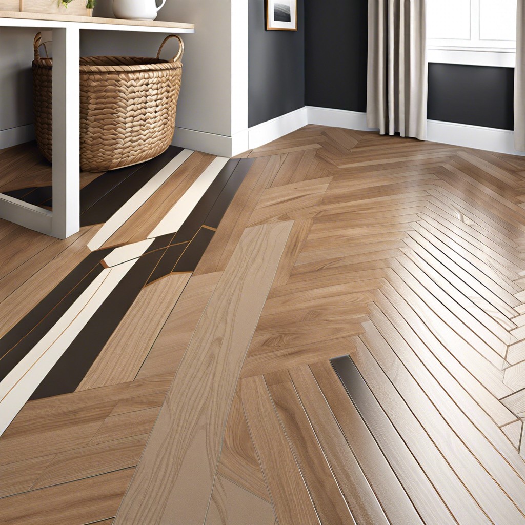 herringbone accent strip