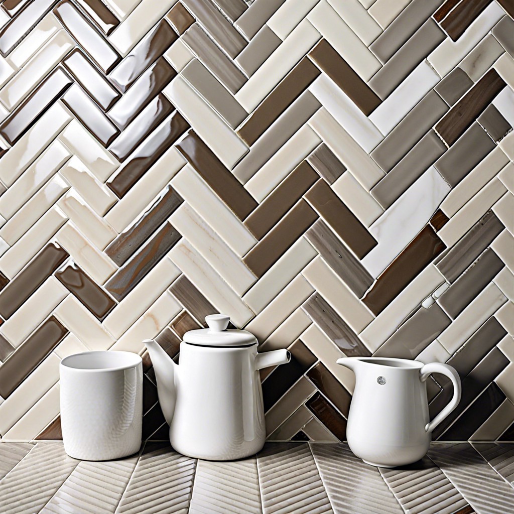 herringbone pattern installation