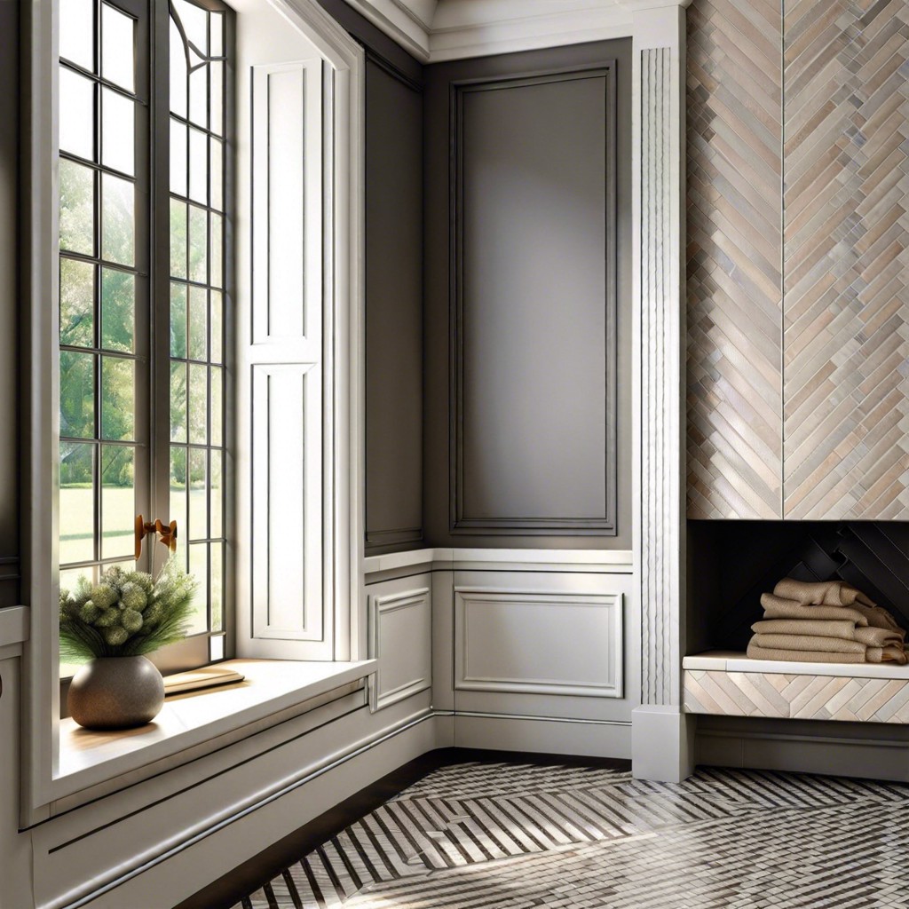 herringbone tile layout