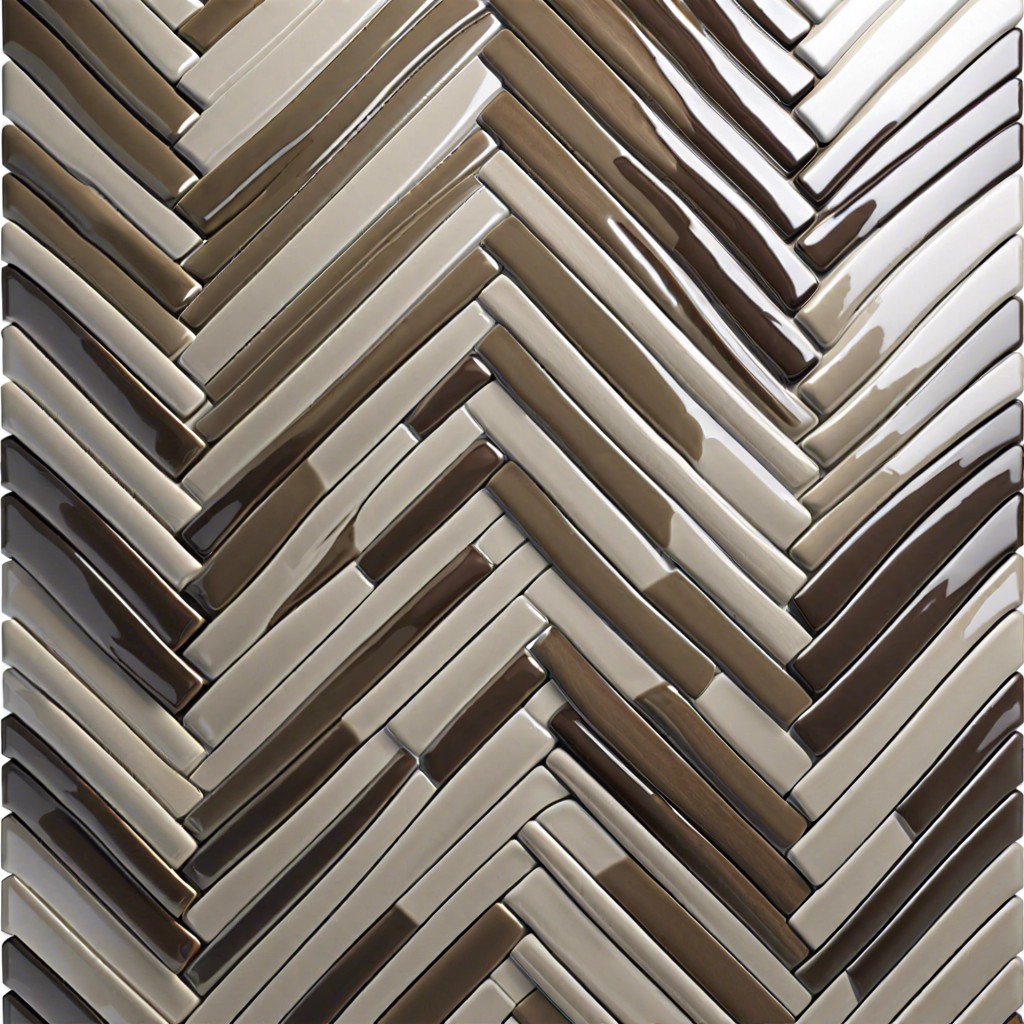 herringbone vertical layout