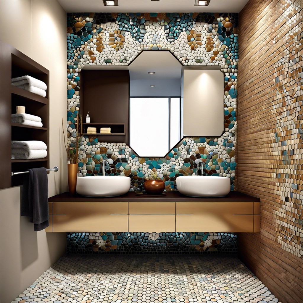 hexagon mosaic tiles