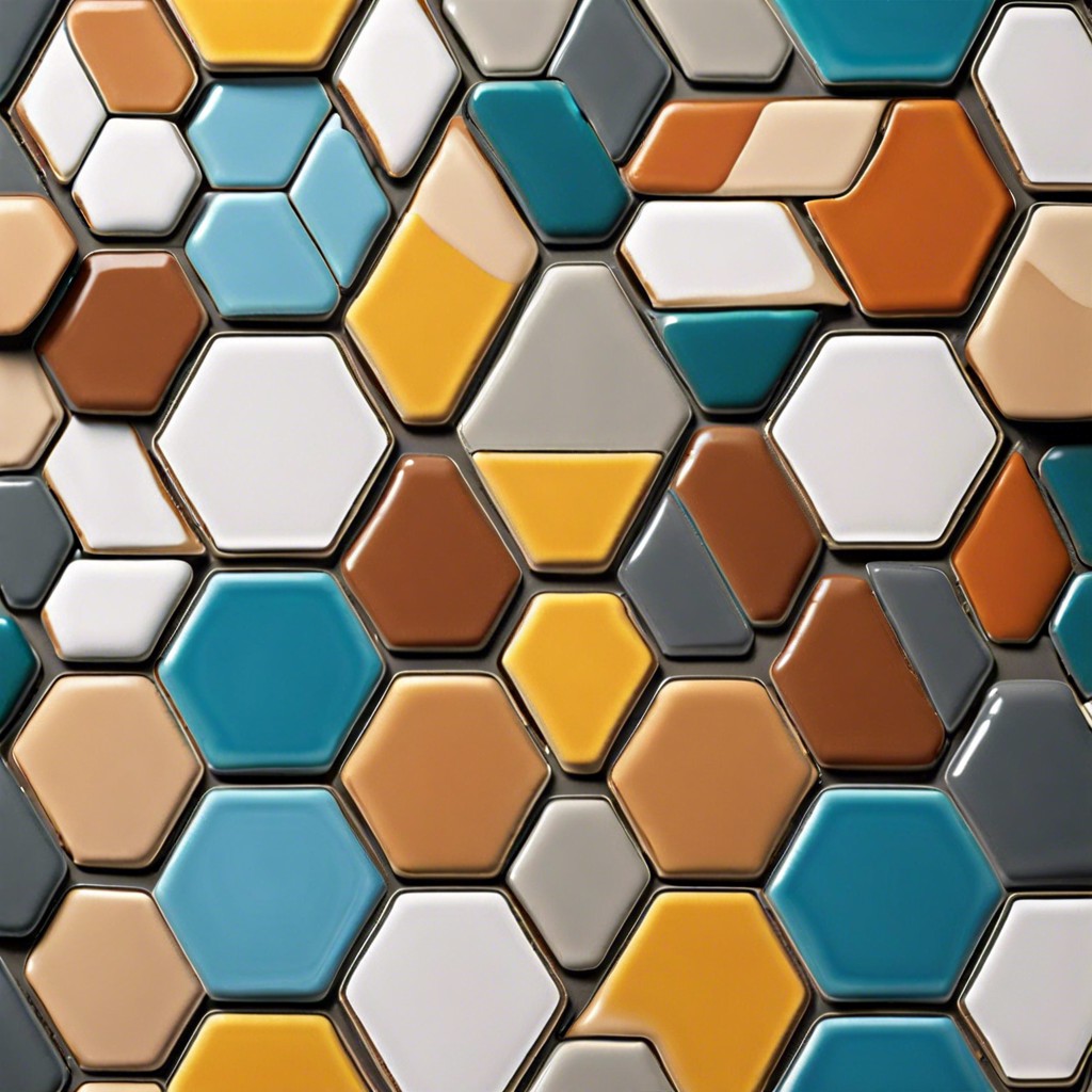 hexagon shaped tiles