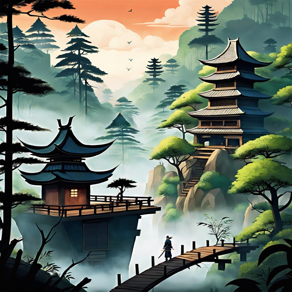 hidden ninja village