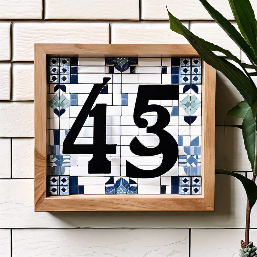 house number display