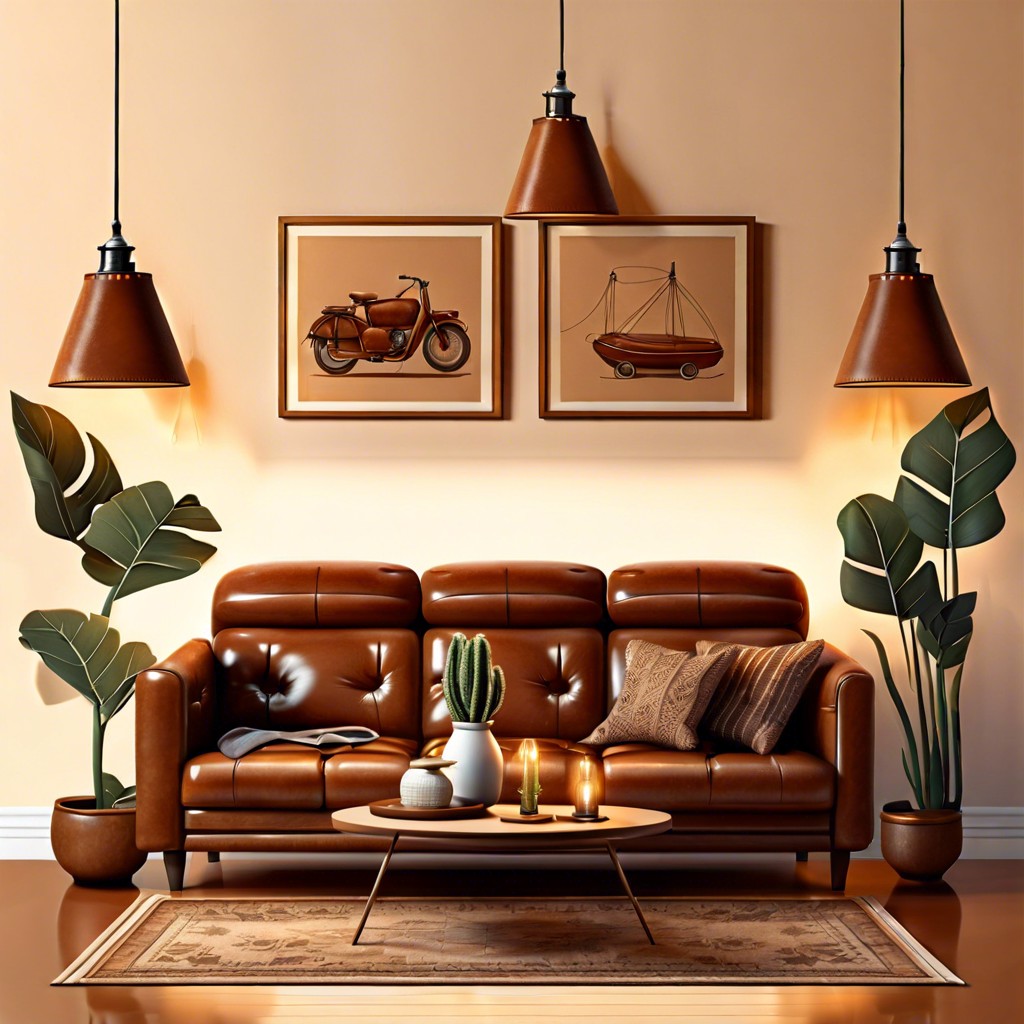 incorporate vintage lamps with warm lighting