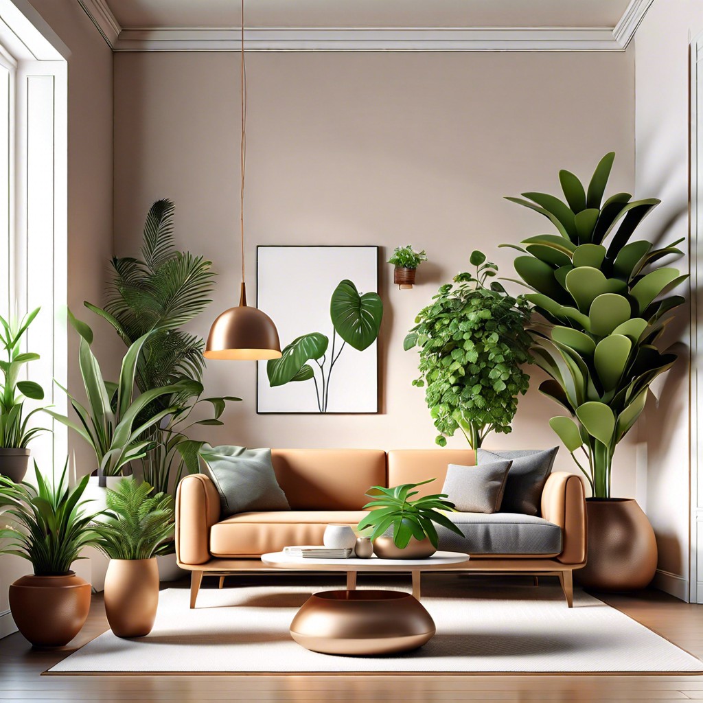 indoor plant arrangement