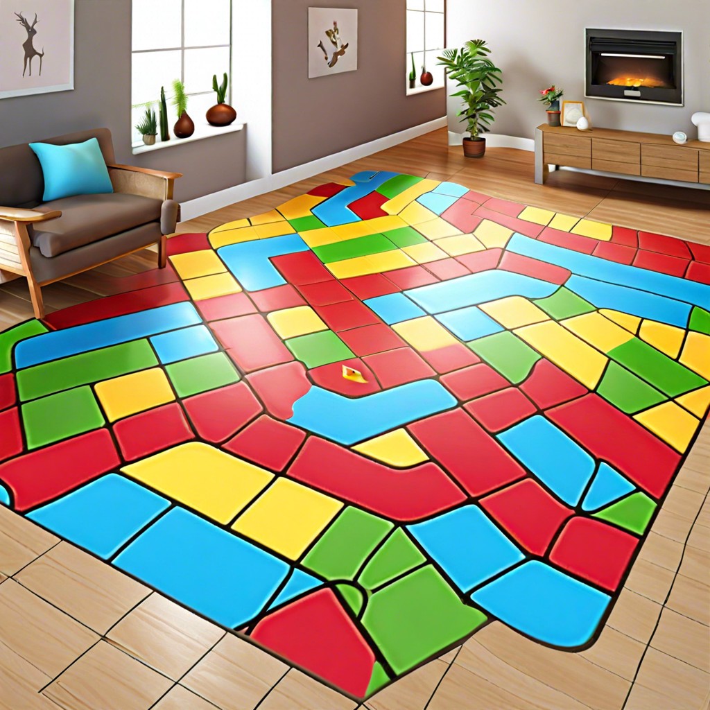 interactive floor games