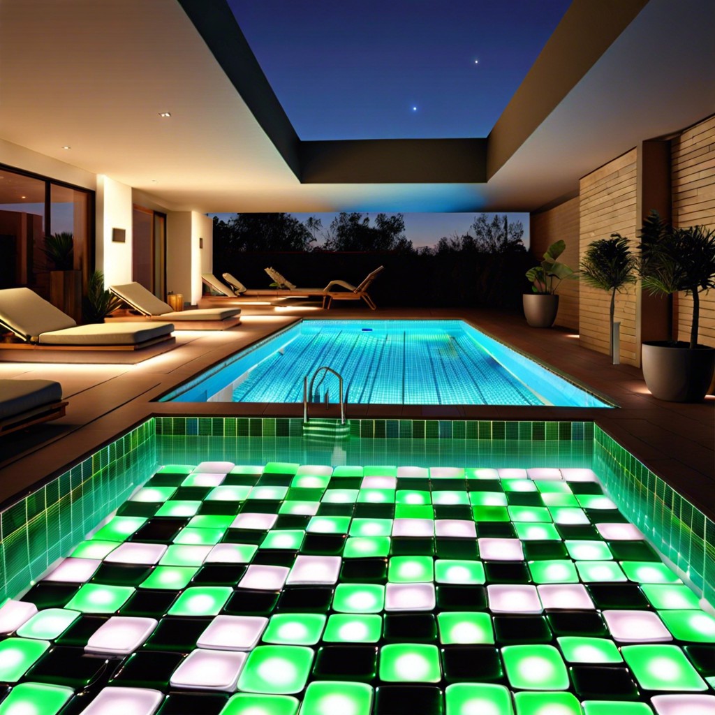 interactive led tiles that light up when touched