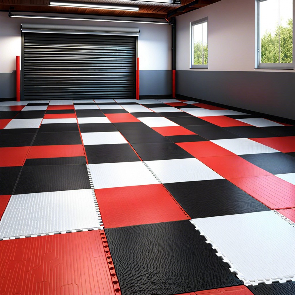 interlocking rubber tiles for durability and comfort