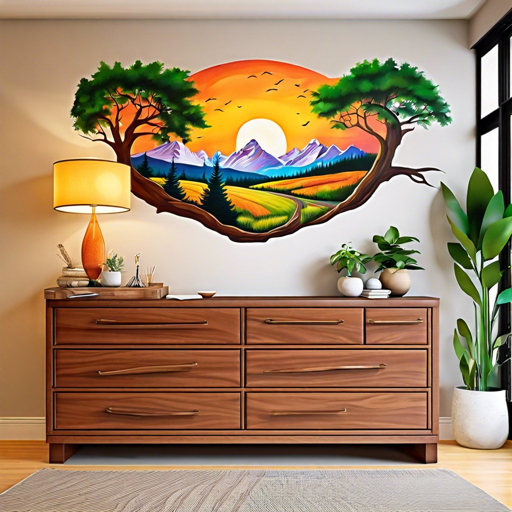 landscape mural