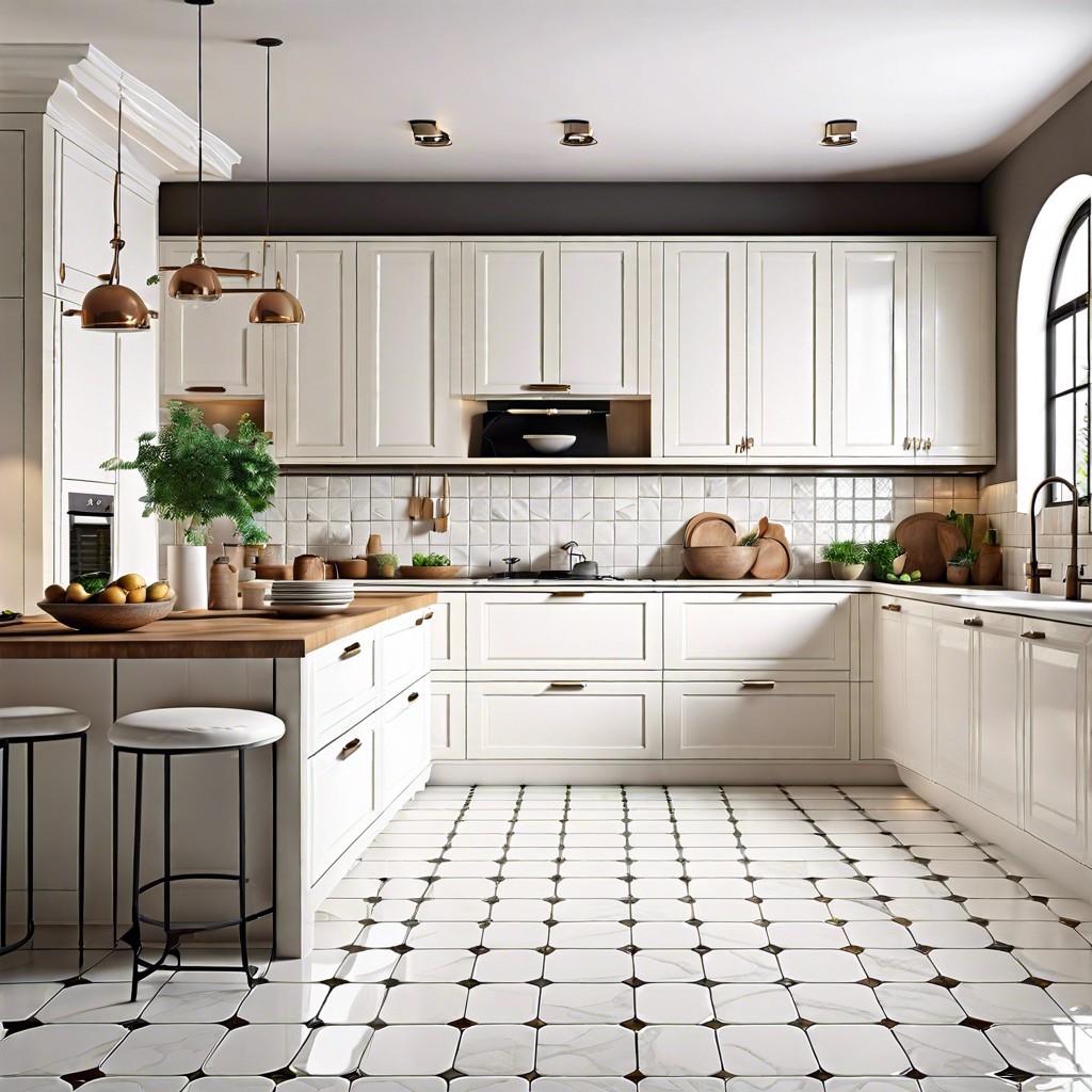 large format white ceramic tiles