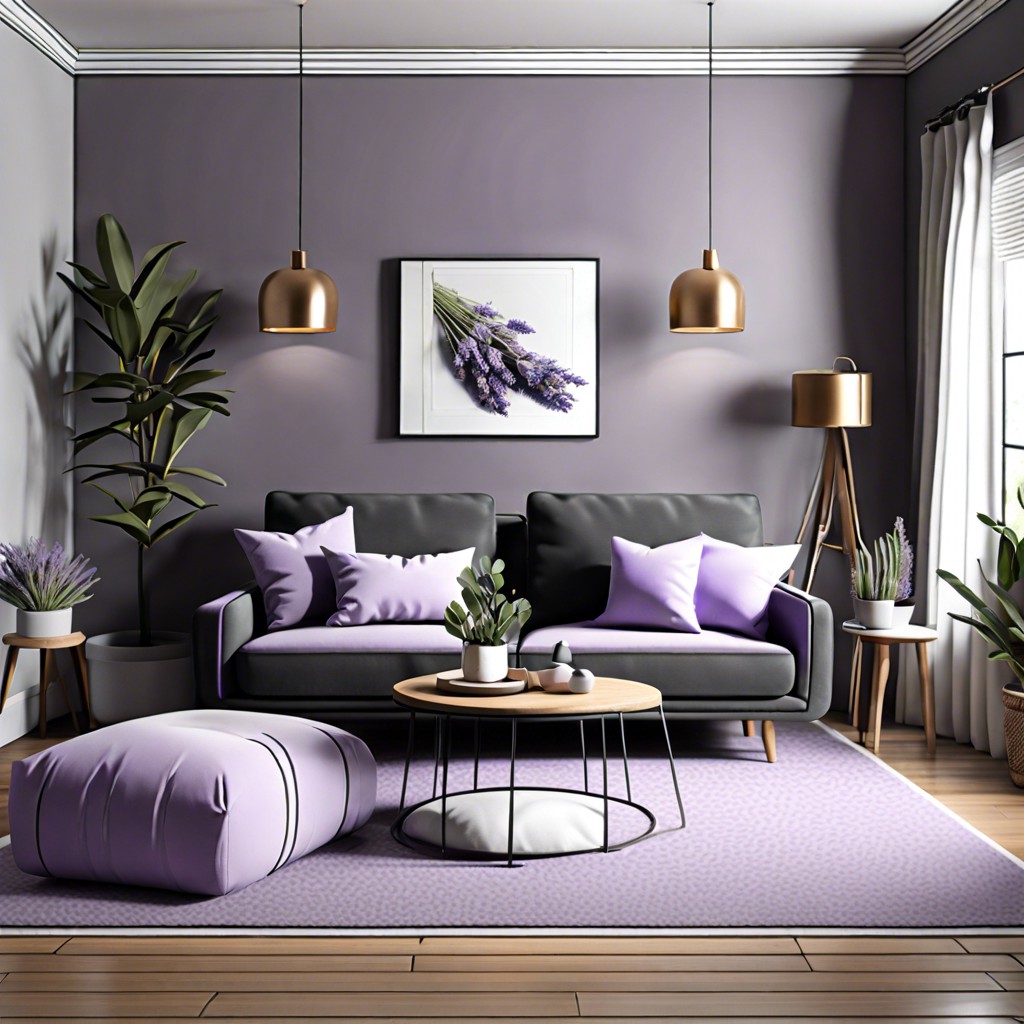 lavender for a soothing atmosphere