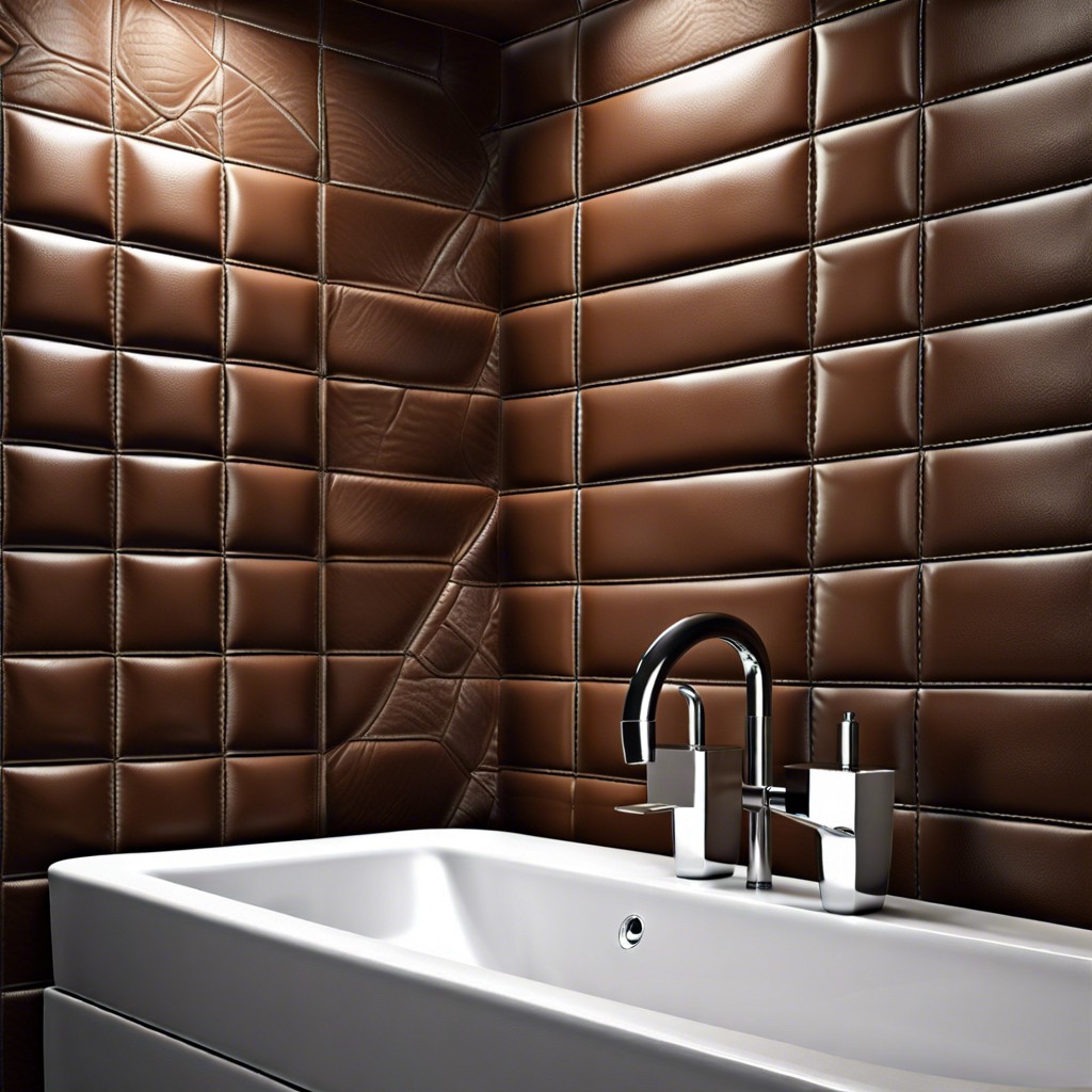 leather textured wall tiles