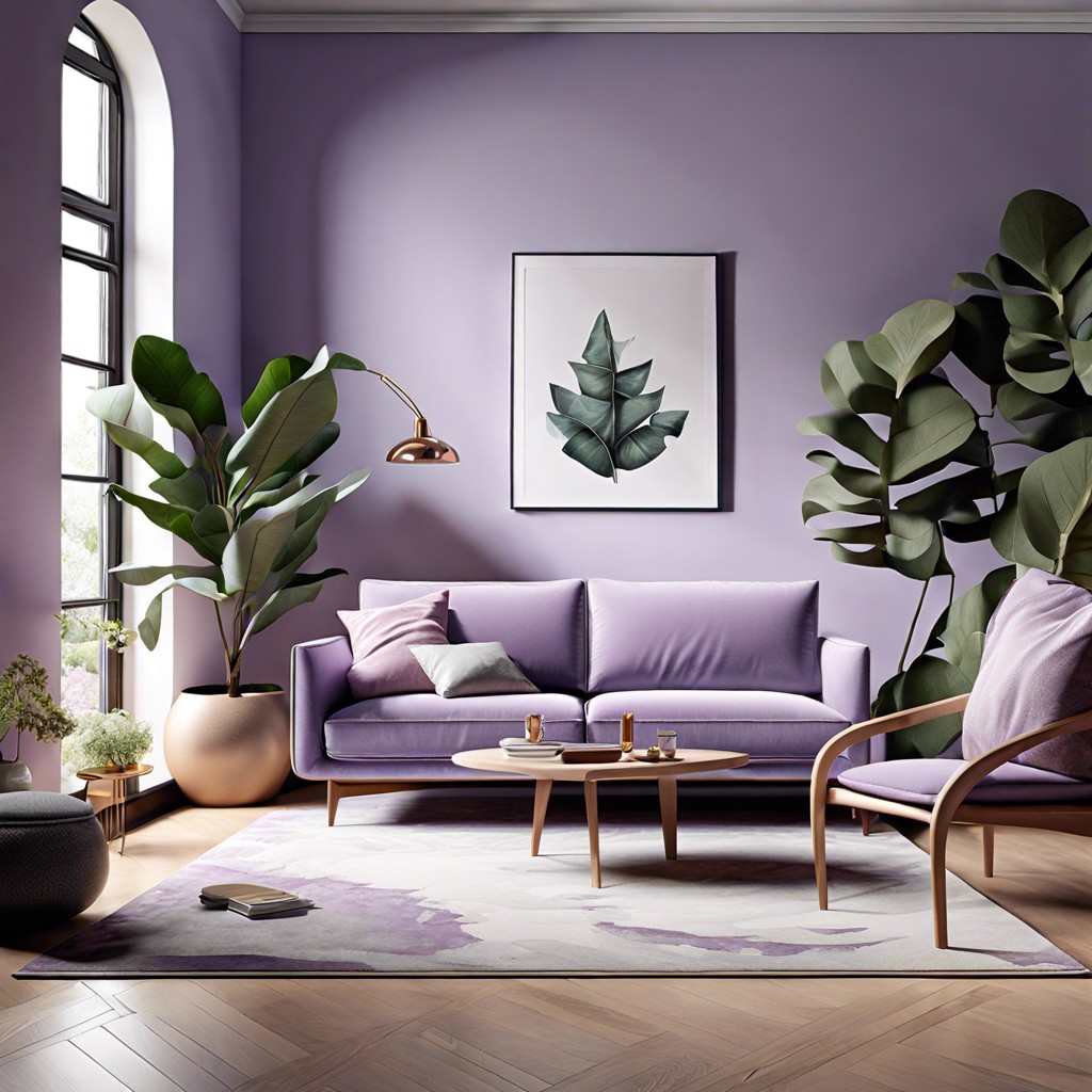 lilac convertible sofa