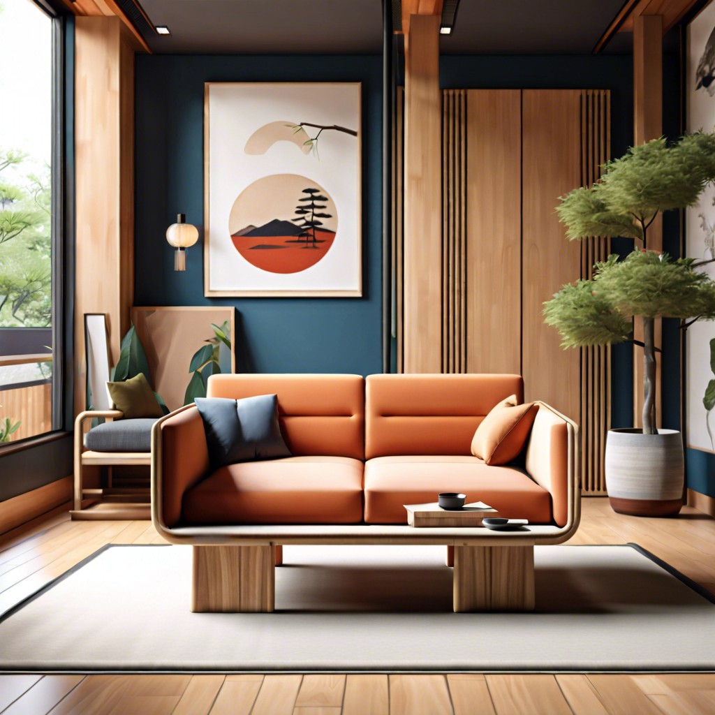 low profile japanese style sofas