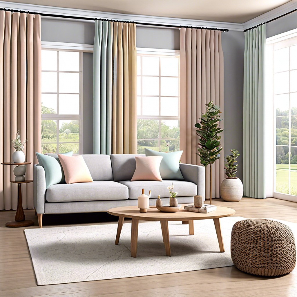 match with pastel curtains and decor for a soft dreamy ambiance