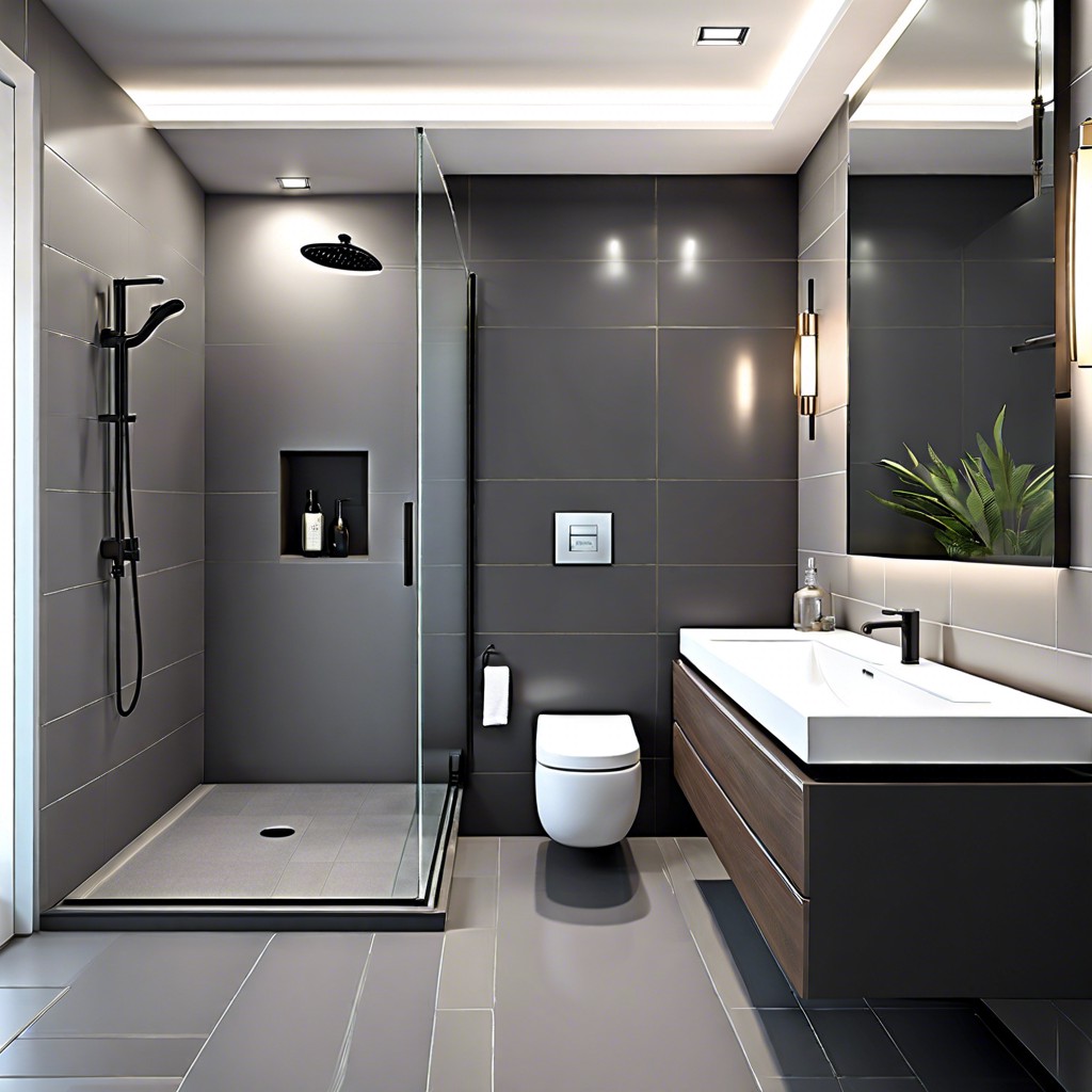 matte finish large matte gray porcelain tiles for a contemporary sleek look