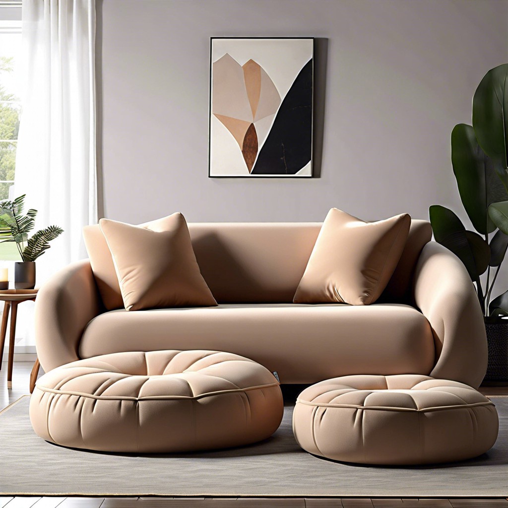 memory foam oversized pillow couch